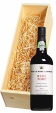 Wijnkist met Churchill's Port & Wine Company Ruby Port